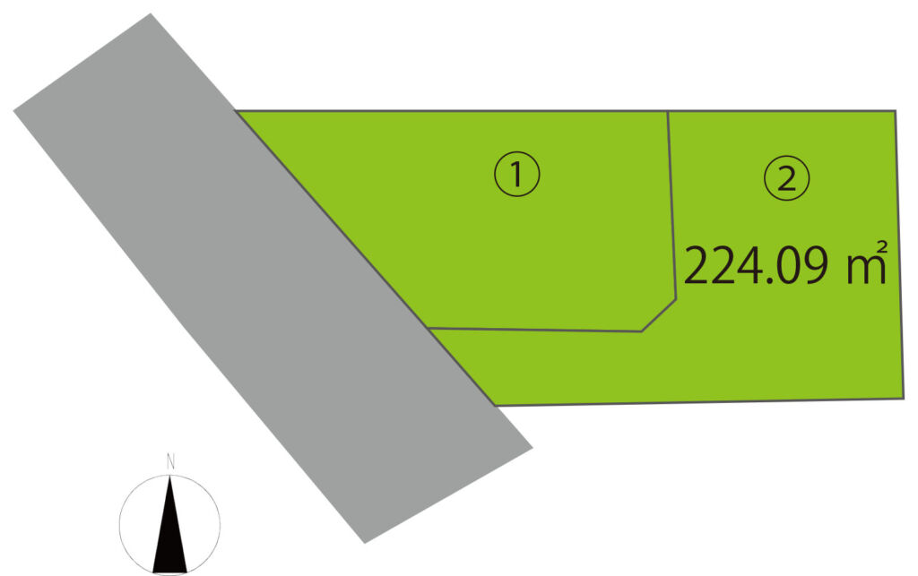 高崎市中居町 2号地（全2区画）