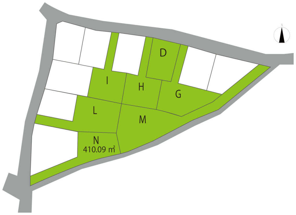 高崎市金古町 N区画（全15区画）
