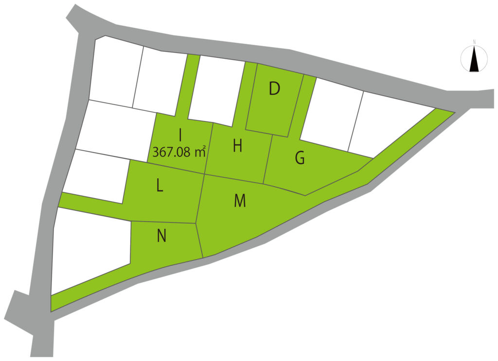 高崎市金古町 I区画（全15区画）