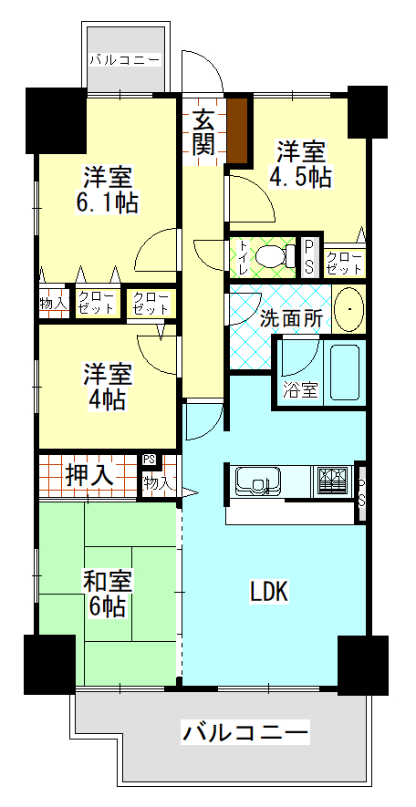 高崎市倉賀野町 シャルム高崎・倉賀野