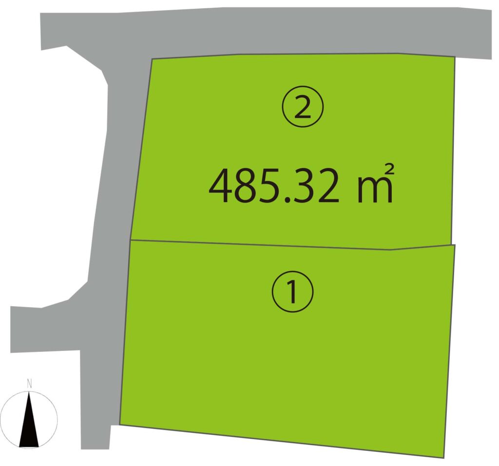 高崎市乗附町 2号地（全2区画）