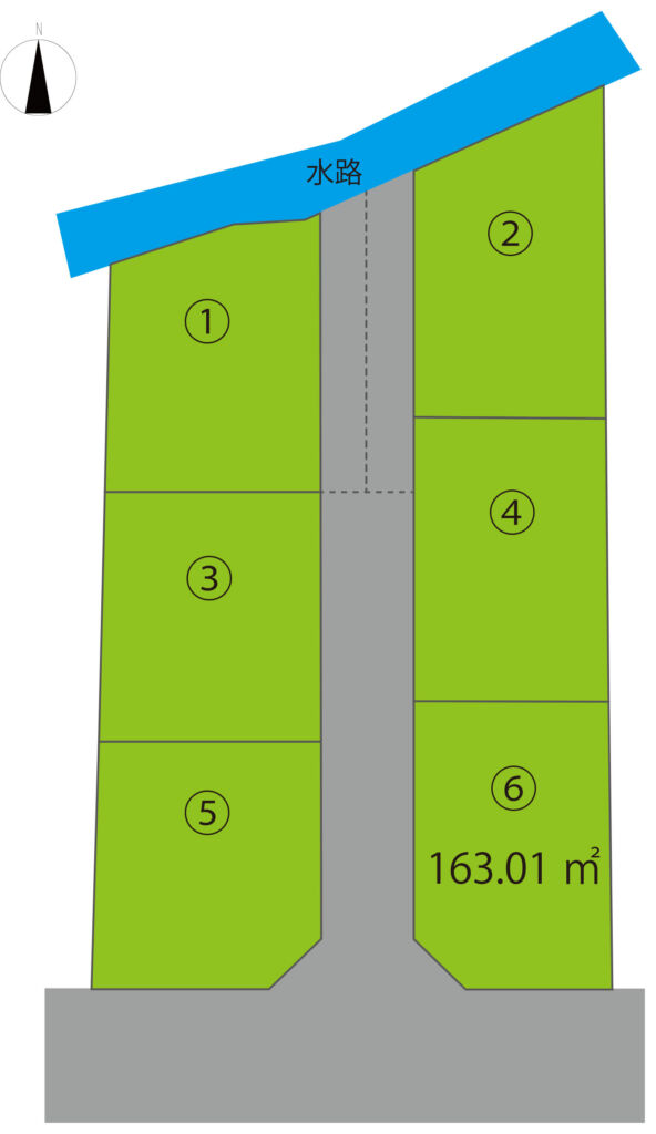 高崎市下豊岡町 6号地（全6区画）