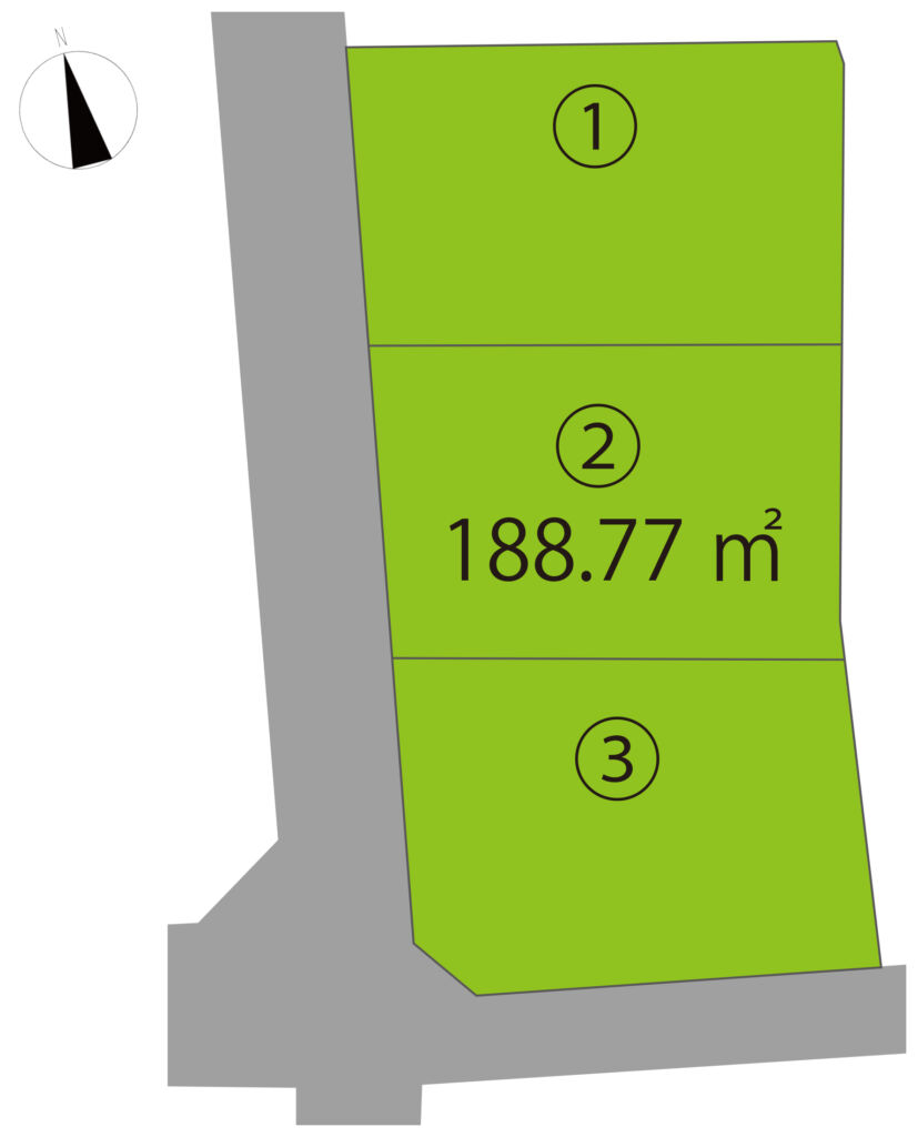 高崎市南大類町 2号地（全3区画）