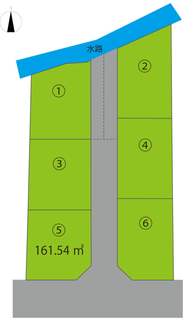 高崎市下豊岡町 5号地（全6区画）