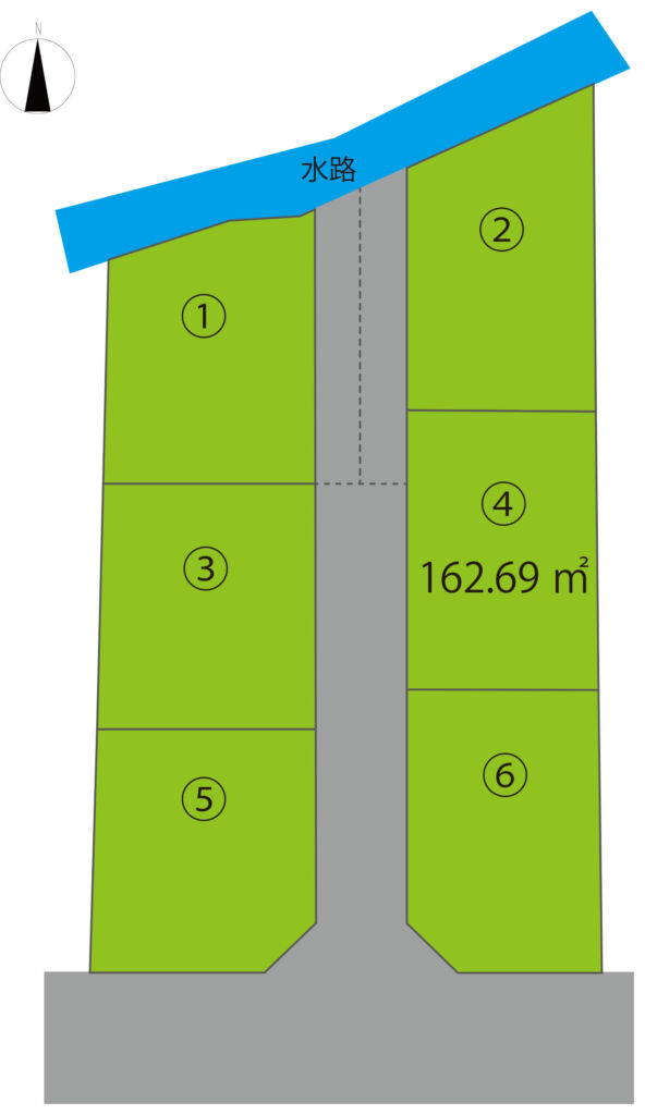 高崎市下豊岡町 4号地（全6区画）