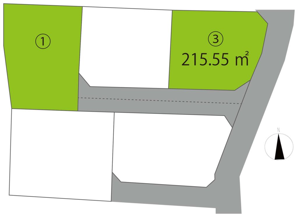 高崎市大八木町 3号地（全5区画）