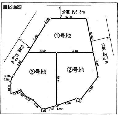 渋川市金井 3号地（全3区画）