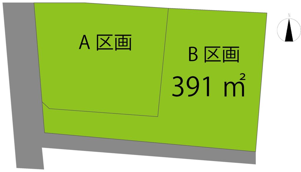 高崎市中尾町 B区画（全2区画）