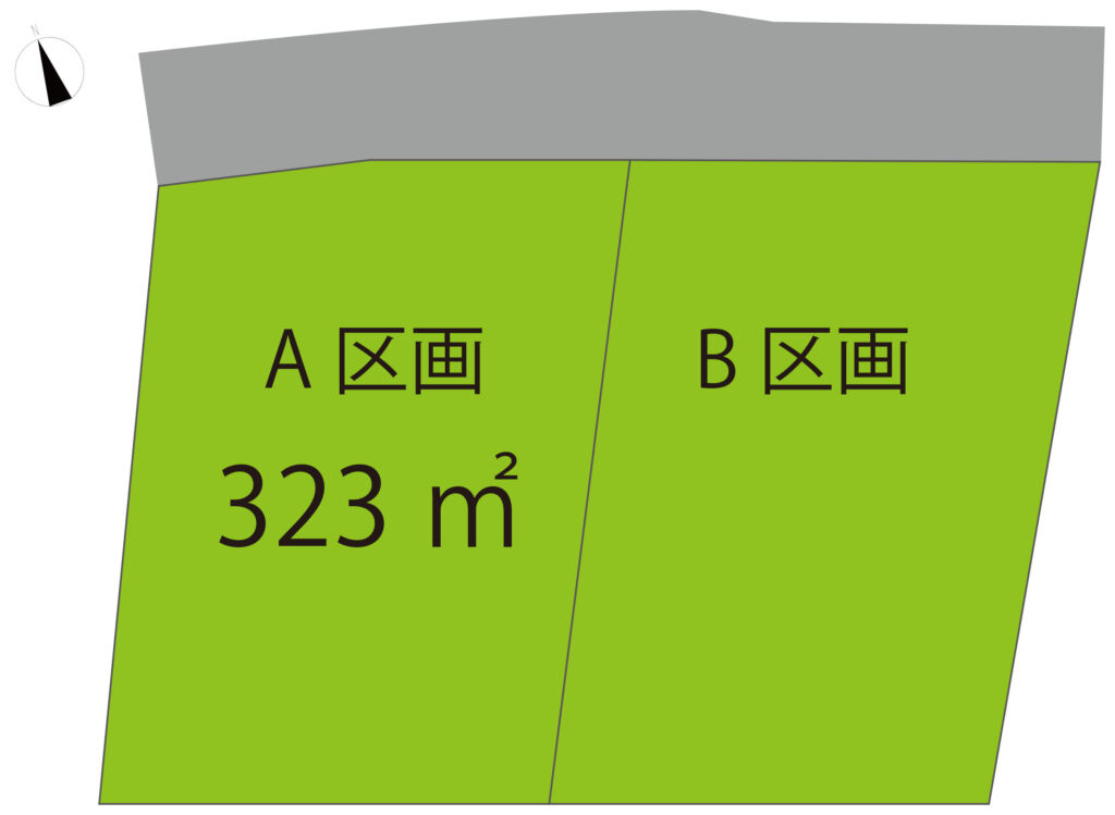 高崎市下里見町 A区画（全2区画）