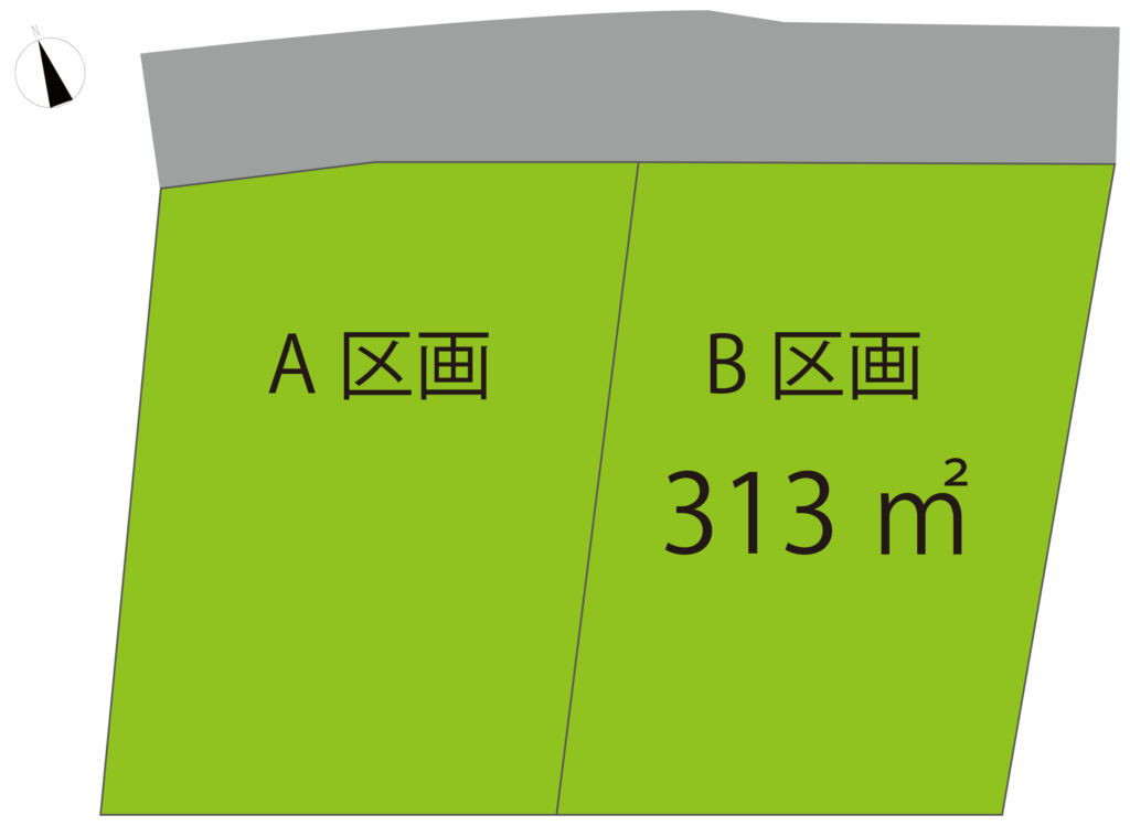 高崎市下里見町 B区画（全2区画）