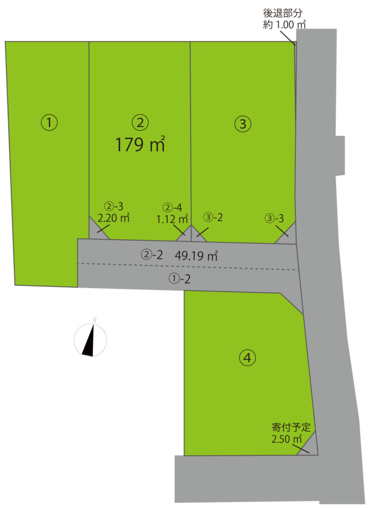 高崎市寺尾町 2号地（全4区画）