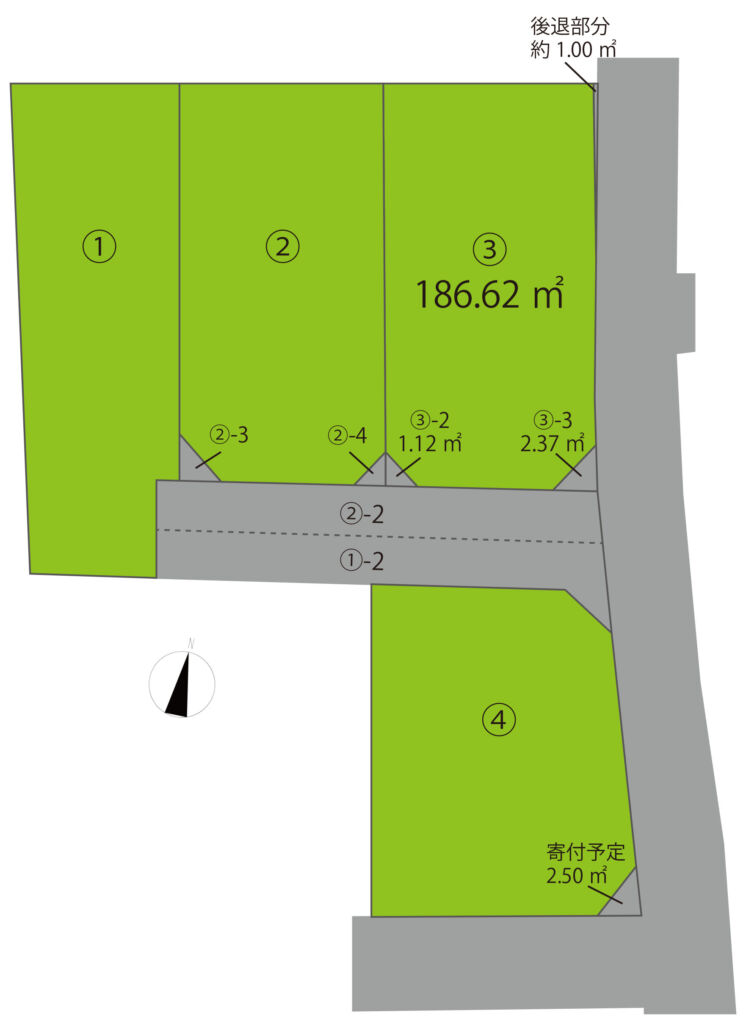 高崎市寺尾町 3号地（全4区画）