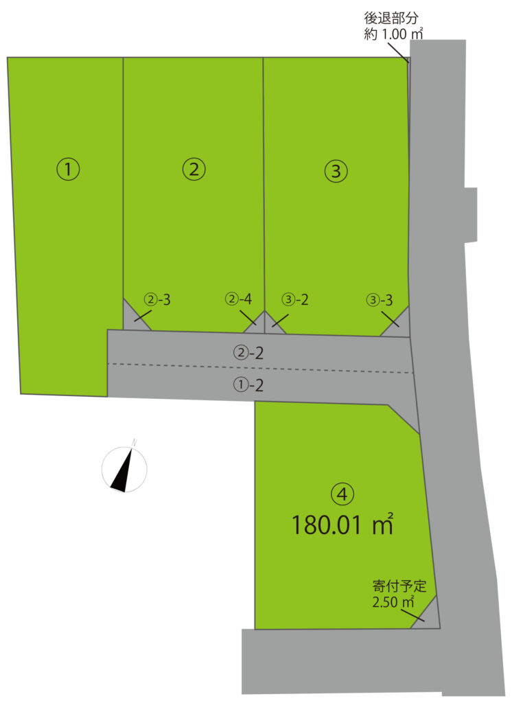 高崎市寺尾町 4号地（全4区画）