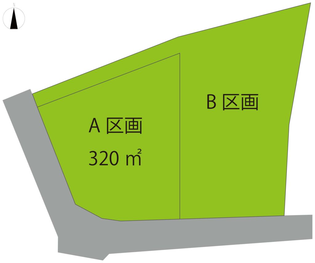 高崎市乗附町 A区画（全2区画）