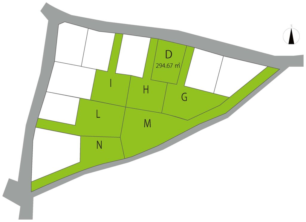 高崎市金古町 D区画（全15区画）