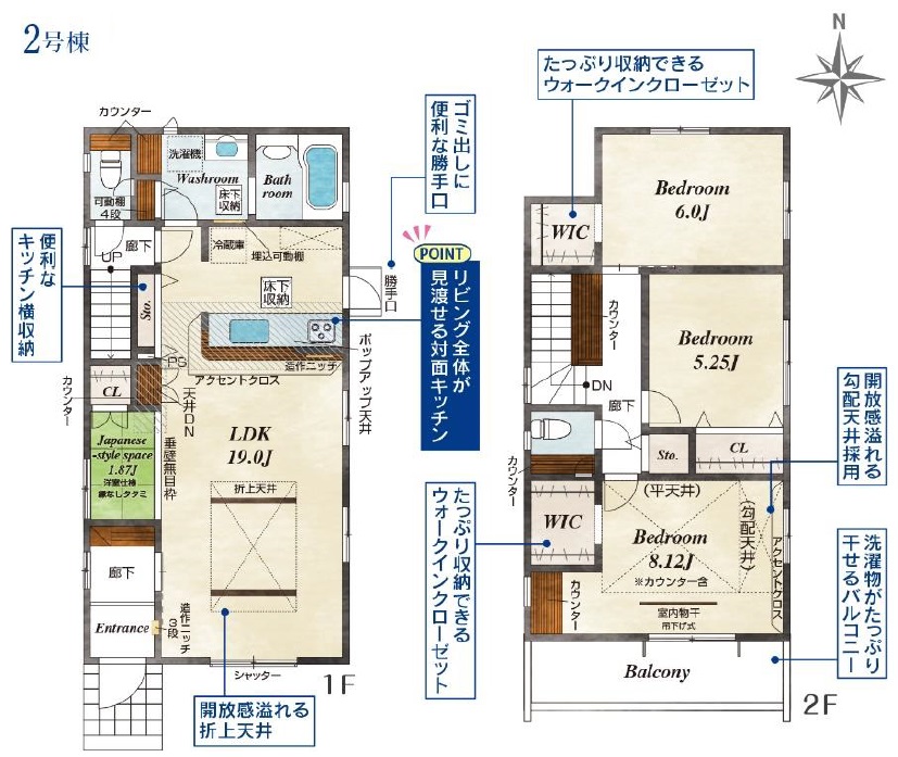 前橋市大利根町 2号棟（全2棟）