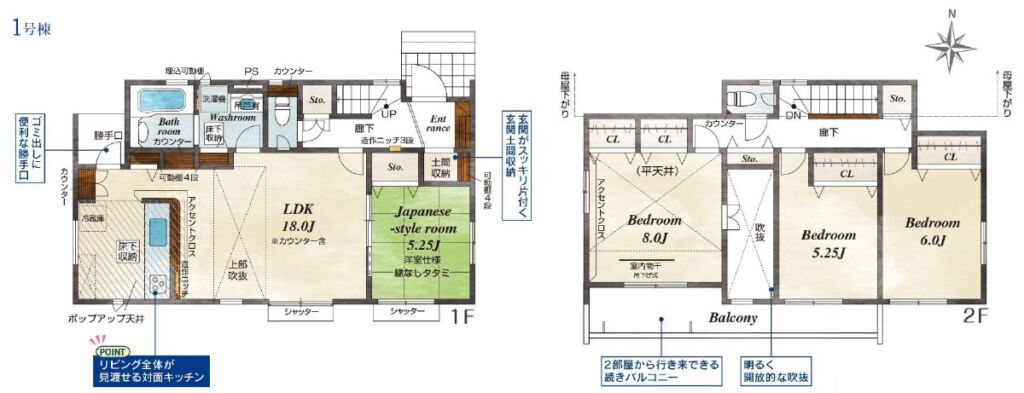 前橋市総社町桜が丘 1号棟（全1棟）