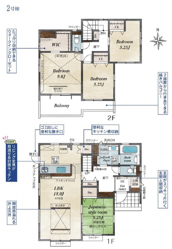 高崎市下佐野町 2号棟（全3棟）