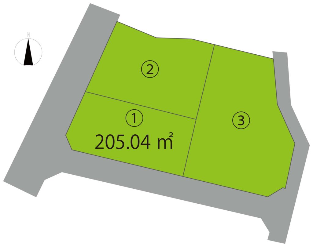 高崎市金古町 1号地（全3区画）