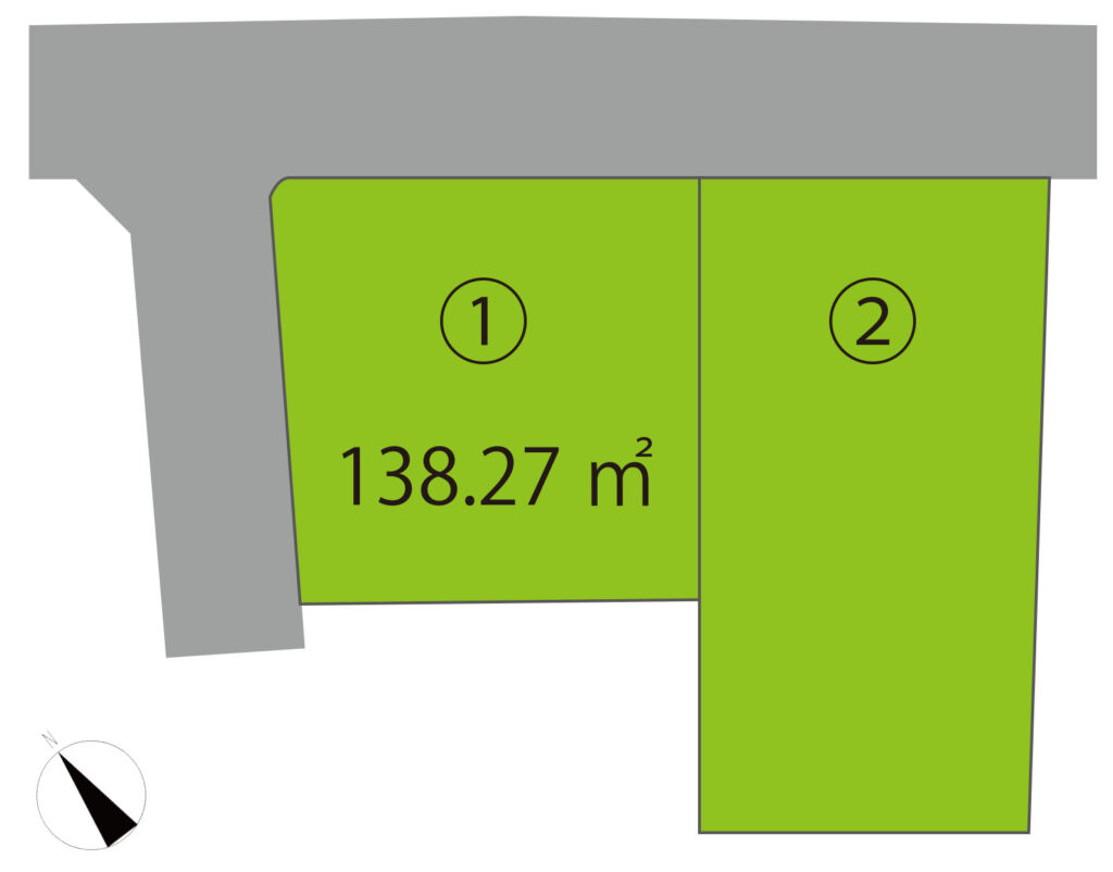 高崎市歌川町 1号地（全2区画）