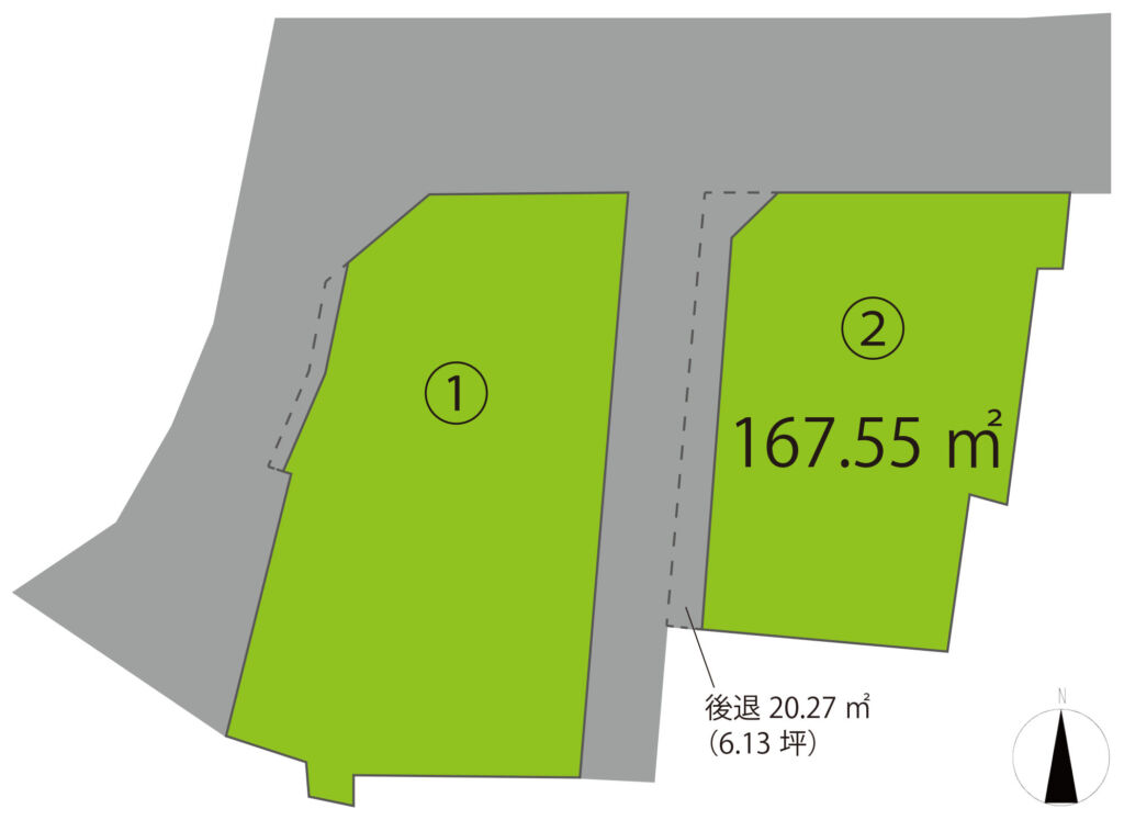 高崎市岩鼻町 2号地（全2区画）