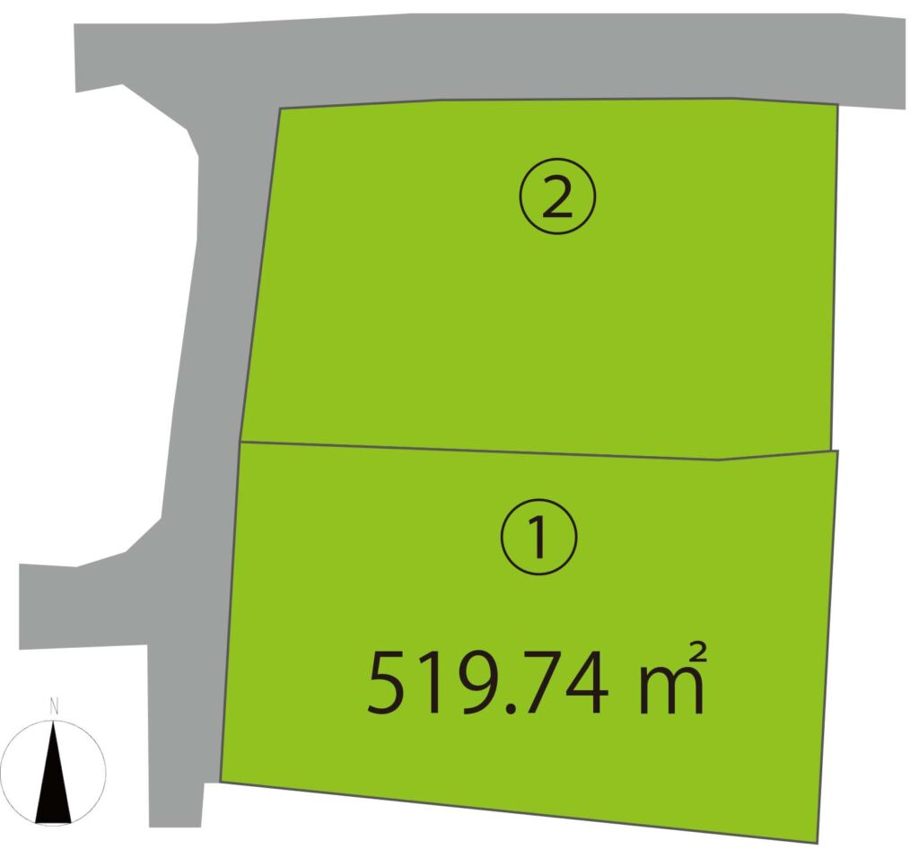 高崎市乗附町 1号地（全2区画）