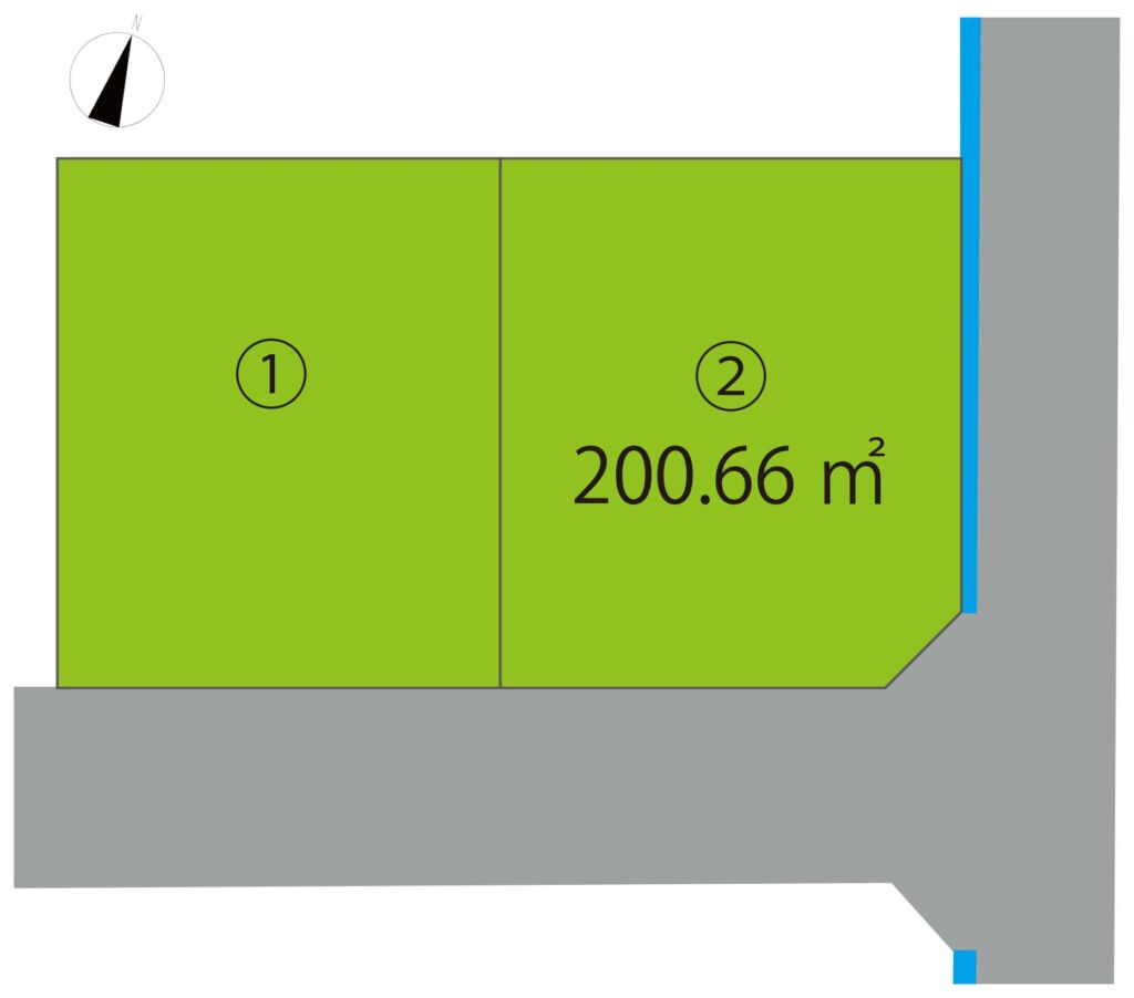 高崎市箕郷町上芝 2号地（全2区画）