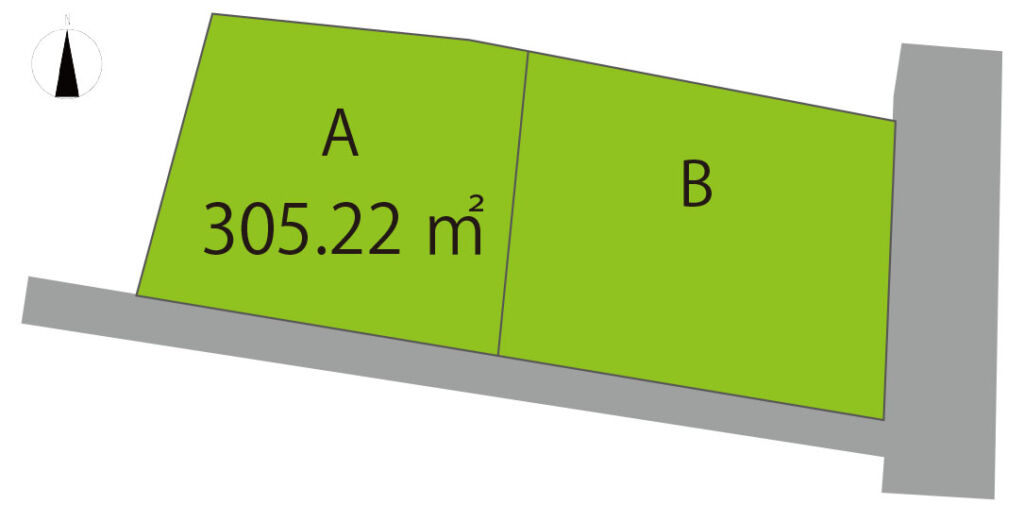 前橋市堀越町 A区画（全2区画）