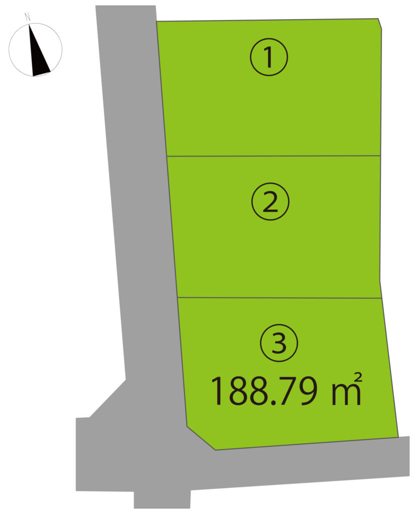 高崎市南大類町 3号地（全3区画）